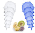 6 Pcs Environment Friendly Silicone Lids Standard Novelty High Tension Silicone Suction Stretch Lid Set for Kitchen Tool
