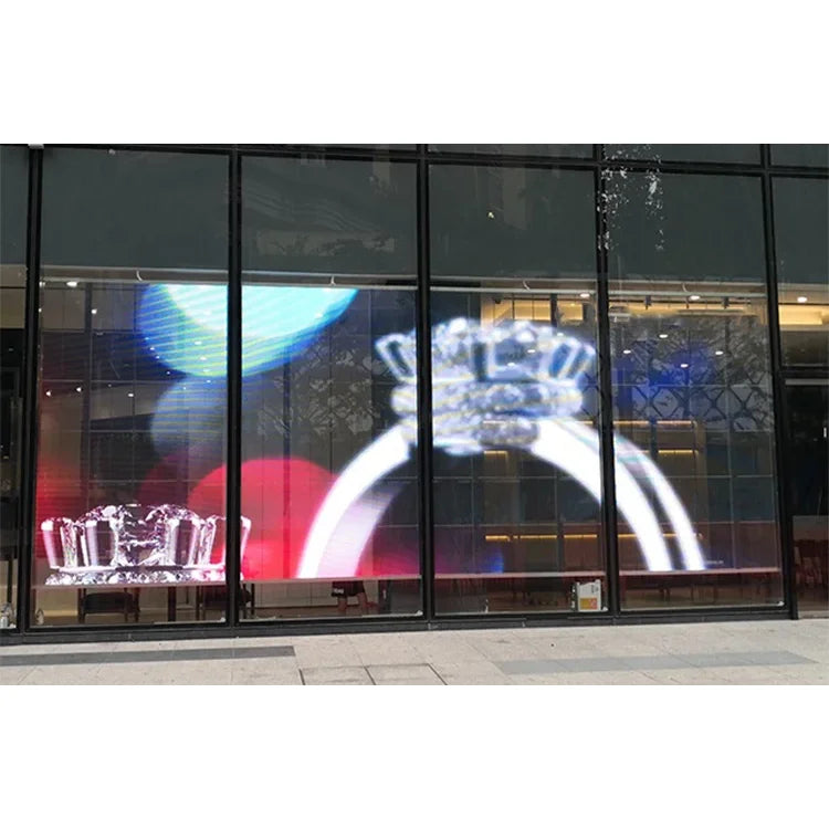 3.9mm Led Screen Indoor Video Wall LED Stage LED Panel LED Display Board P3.91 Transparent Window Glass Led Display