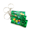 Wholesale Make Your Own Designer Keychain Clear Plastic Cartoon Anime SpongeBob Money Designer Keychain