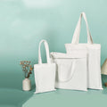38*40cm Custom Logo Tote Bag Sublimation Blank Polyester Canvas Storage Bag