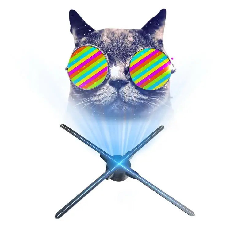 2024 Professional Led Hologram Advertising Fan Display Equipment 3d Hologram Projector Led Fan 3d Hologram Display for Outdoor