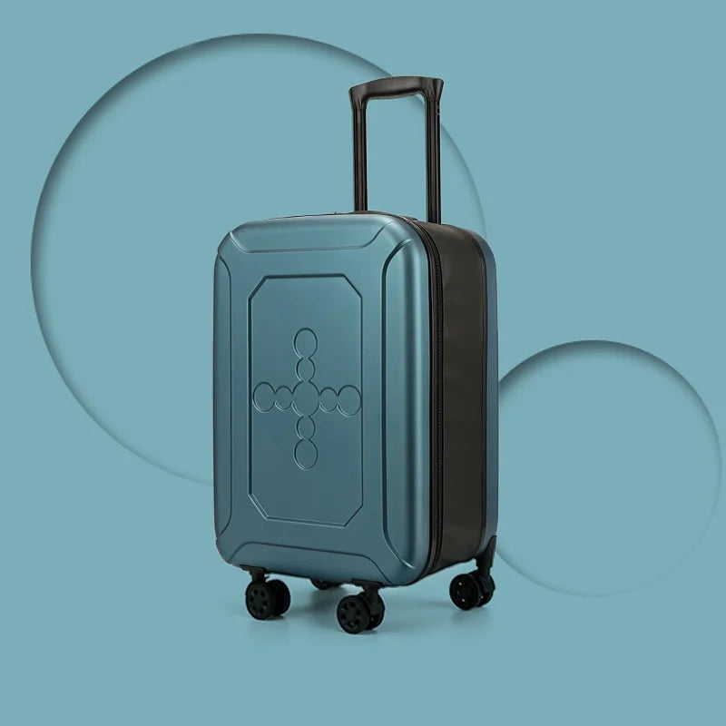 Fast Delivery 20inch Modern Lightweight Foldable Aluminum Trolley Luggage Suitcase TSA Lock Waterproof High Capacity Universal