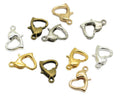 New Arrival Heart Lobster Clasp Jewelry Findings Accessories Eardrop Parts DIY Key Chain Pendant Components Antique Color