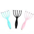Wholesale Custom Logo Steel Ball Head Massage Relaxation Hair Massager Scalp Five Finger Head Scalp Massager