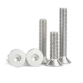 DIN7991 Stainless Steel 304 M4 12mm Flat Countersunk Head Hex Recessed Machine Screw