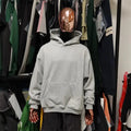 ODM Hoodie 500 Gsm ultra Heavyweight Hoodie French Terry Dropped Shoulders Blank Pullover Hoodie