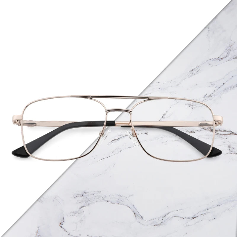 Pilot Designer Eyeglasses Frames Men Eyewear Retro Square Eye Glasses Optical Frame Custom Gafas Geometric Women Glasses