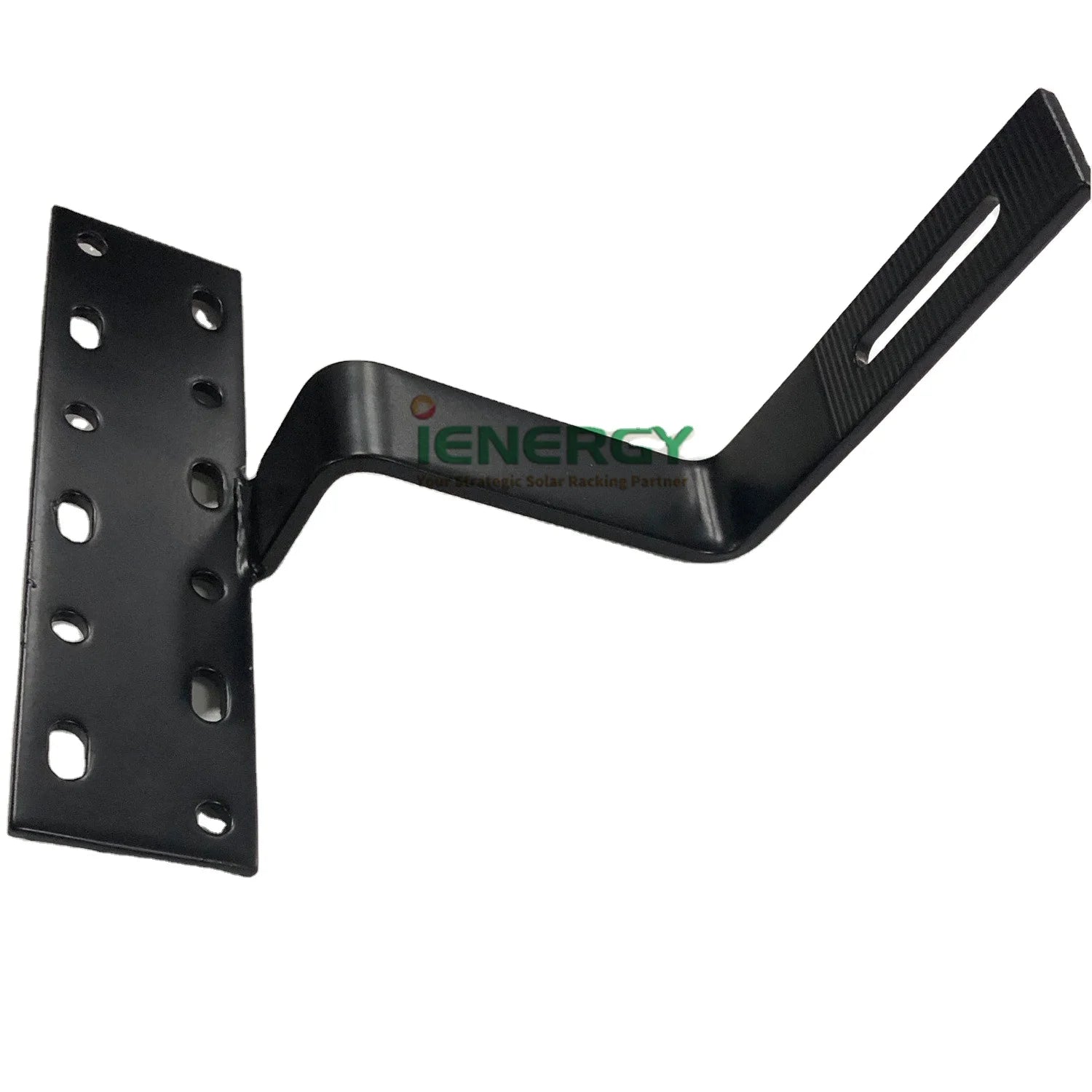 OEM Stainless Steel Black or Silver 90 Degree Solar Mounting Bracket Photovoltaic Roof Hook for Pitch Roof