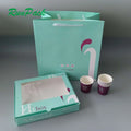 Sunzza Luxury Sushi Takeaway Box Hot Selling Disposable Food Grade Paper with Plastic Window for Take Out Sushi