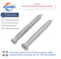 Hexalobular Socket Head Self-cutting Screw Galvanized Concrete Door and Window Furniture Special Screws Self-tapping Anchor