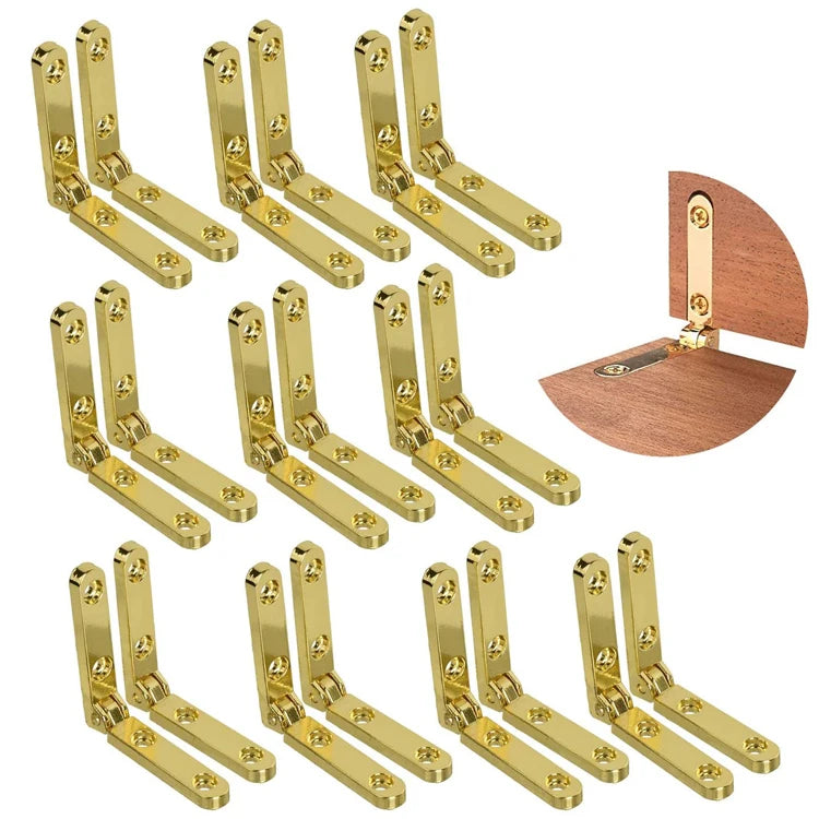 Solid Zinc Alloy 95 Degree Side Rail Hinge for Wooden Jewelry Case
