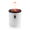 New Design Portable Fire Jellyfish Humidifier Certified CE ROSH Mini Air Flame Humdifiers 450ML for Home Bedroom Diffuser