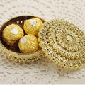Arabic Style Gold Color Silver Color  Chocolate Candy Box Boxes