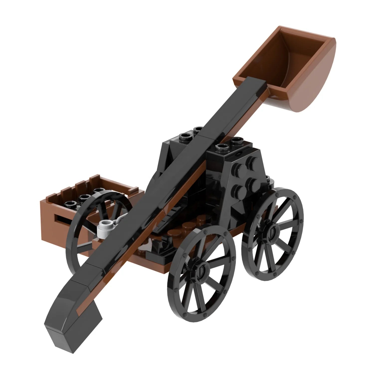 MOC5029  38pcs  WW2 Militaries Stone Catapult  Building Blocks Sets Toys Building Kit