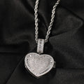 Newest Listing Exquisite Female Small Design Feeling Flip Love Photo Frame Pendant Necklace Fashion Photo Necklace