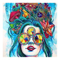 Ever Moment Diamond Painting Full Square Drill Girl Flower Mushroom Hair Music Hobby Art ASF2044