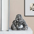 Huiying Hot sale beautiful hand carved natural labradorite stone buddha statues for fengshui decoration Crafts