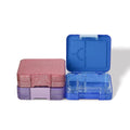 Hot Sale Food Grade Snack Box Container School Children 4 Compartment Lunch Box Glitter Bento Box for Kids