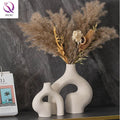 Abstract Creative Art Vase Design Modern Unique Porcelain Other Home House Interior Decor for Flower Vases