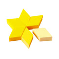 Set of 15pcs Low-Priced Yellow Foundation Makeup Sponge Puff Powder with Holder