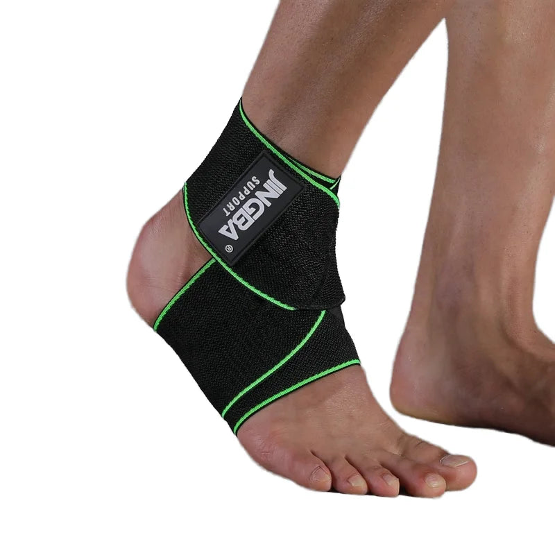 JINGBA Compression Sleeve Injury Recovery Joint Pain Eligible Achilles Tendon Support Ankle Brace for Dance Climbing Football