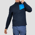 New Arrive Winter Polar Fleece  1/4 Zip Sweatshirt Heat Seal Chest Pocket Outdoor Sport Warm Sweatshirt
