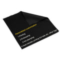 Free Sample 15*18 cm Microfiber Glasses Cleaning Cloths Bulk White and Black Screen Lens Eyeglass Care Products