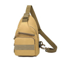New Arrival Men Outdoor Canvas Bag Durable Travel Messenger Bag Casual Portable Chest Bag
