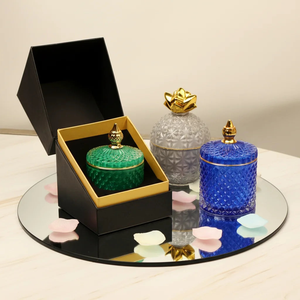 Customized Luxury Thickened Corrugated Paper Gift Box for Candle Jar Jewelry Gift Box