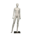 High-end FRP Full Body Female Mannequins with Head White Color 180cm Standing Pose for Apparel Display