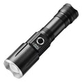 2025 Helius Upgrade Model Outdoor Super Bright Bright Long Shot Digital Display Telescopic Zoom Led Rechargeable Flashlight