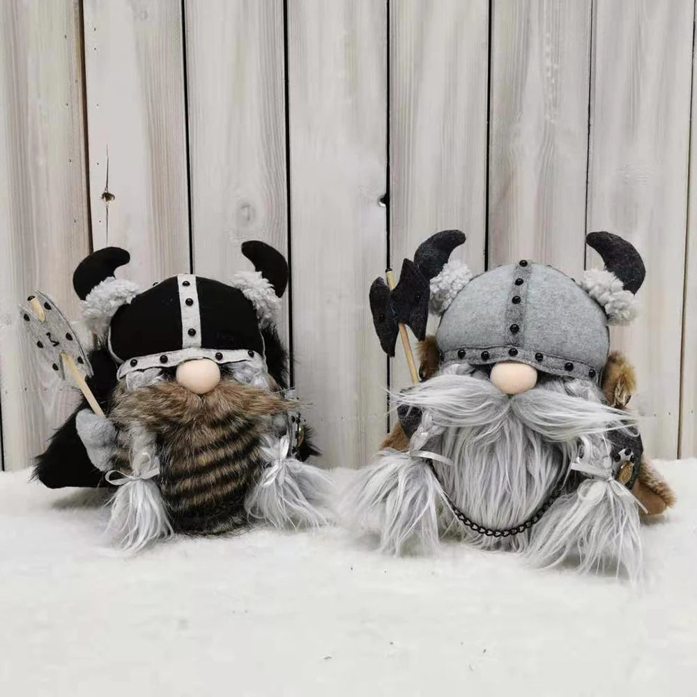 Boheng Christmas Viking Pirate Whimsical Valhalla Nordic Goblin Troll Vikings Gnomes for Home Decor