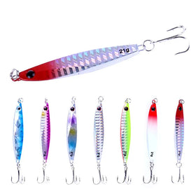 Wholesale LB033 7cm 21g Saltwater Metal Jig Baits Lead Jigging Fishing Lures