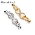 Silver Gold Plated Large Lobster Clasp for Pearl Stone Bracelet Necklace Making Findings