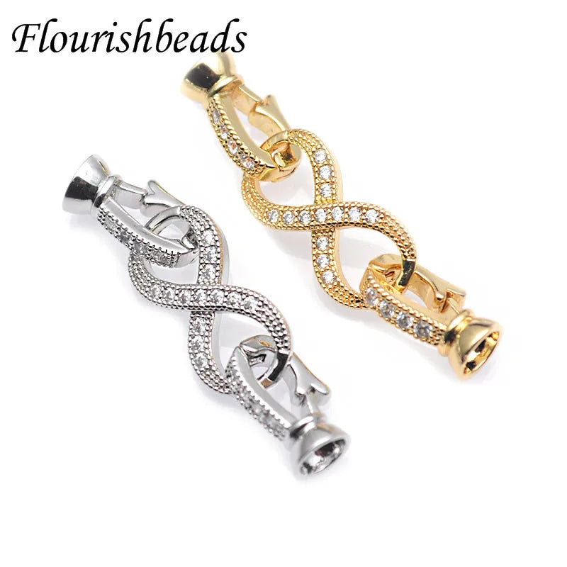Silver Gold Plated Large Lobster Clasp for Pearl Stone Bracelet Necklace Making Findings