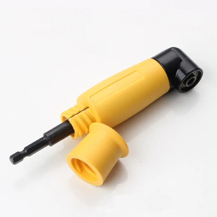 1/4" 6.35mm 90 Degree Angle Screwdriver Set Socket Holder Adapter Adjustable Bits Drill Bit Angle Screw Driver Tool
