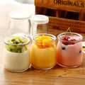 Factory Hotsale Mini Cup Honey Yogurt Pudding Bottle Jelly Milk Baking Mold Glass Containers Food Storage Jars