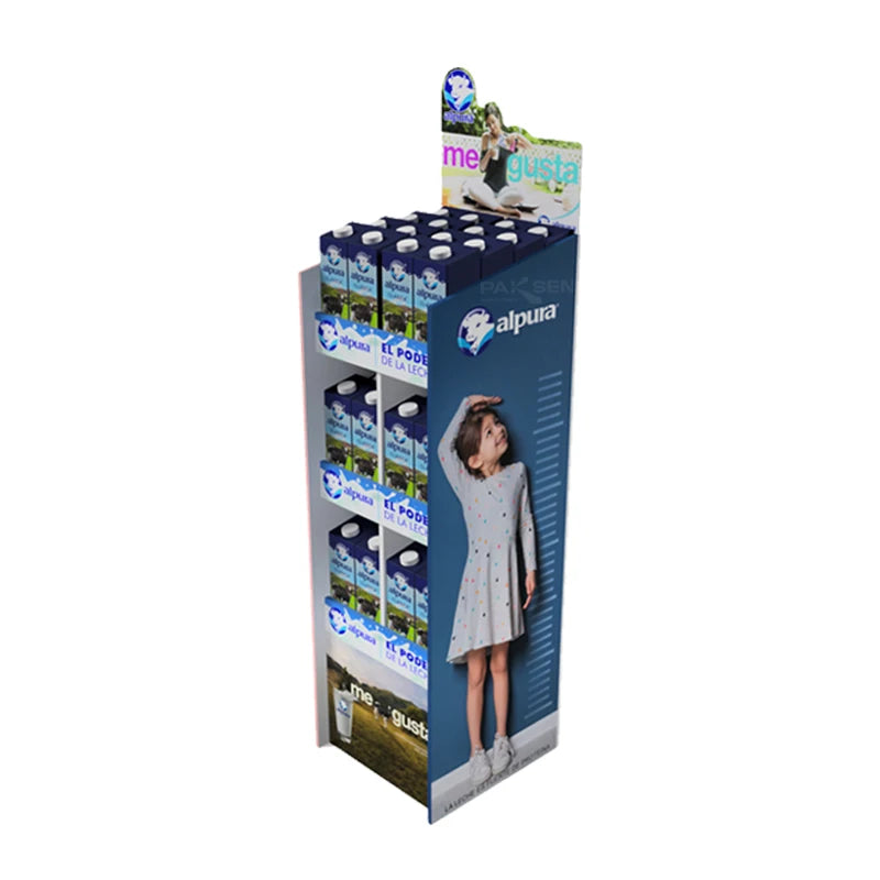 Custom Logo for Funko for Pop Display Rack Retail Cardboard Shelf for Shop Promotions