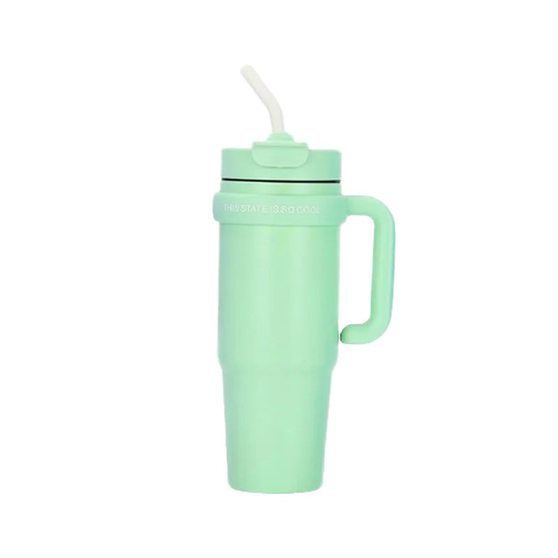 Custom Logo H3.0 Portable 30oz Leakproof Double Wall Stainless Steel Travel Tumbler with Lid Straw Vacuum Thermos Coffee Mug