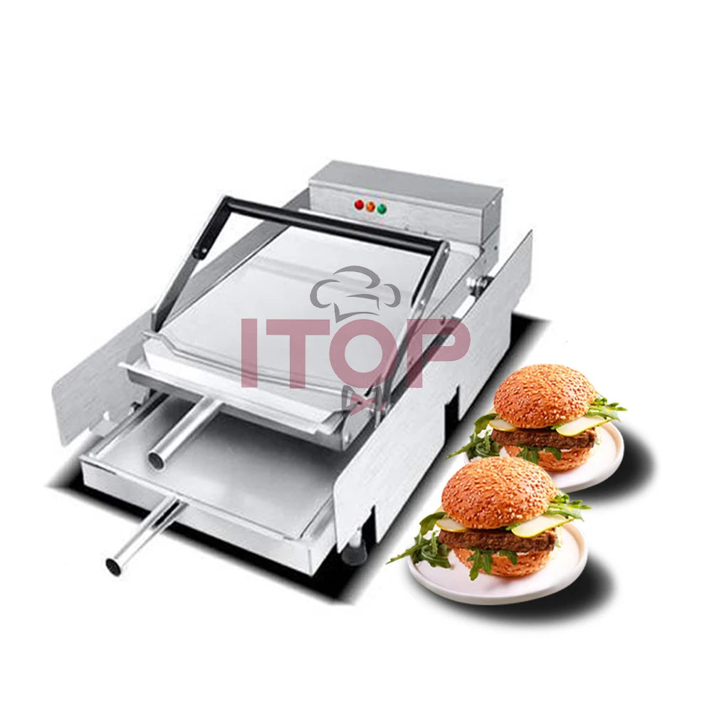 2000w Hamburger Grill Dual Breakfast Sandwich Maker Electric Burger Maker Grill Toaster