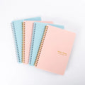 A5 Spiral Book High Appearance Level Fashion Office Book  Ins Style  for College Students Notebook Artistic Fresh English