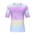 Customize Blank Wholesale Uv Sensitive Sun Color Changing Tie Dye Women's T-Shirts