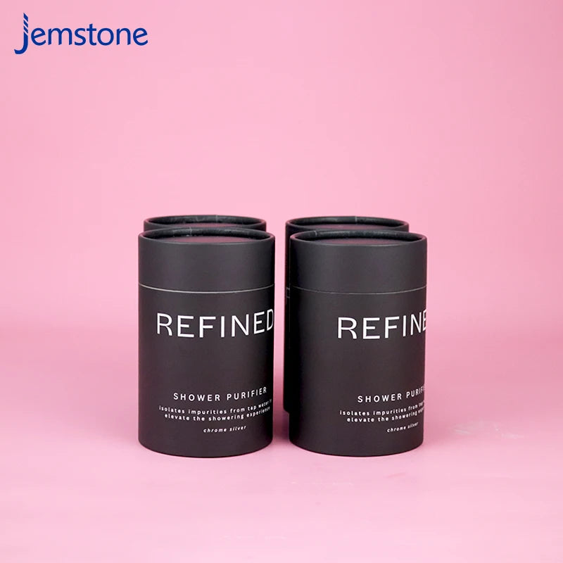 Printed Food Grade Black Kraft Cardboard Tube Custom Luxury Push up Coffee Tea Paper Tube Box Cylinder Packaging