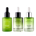 Luxury Cosmetic Glass Packaging 30ml Custom Frosted pink Green Brown 1oz Glass Serum Bottle With Dropper for Essential Oil