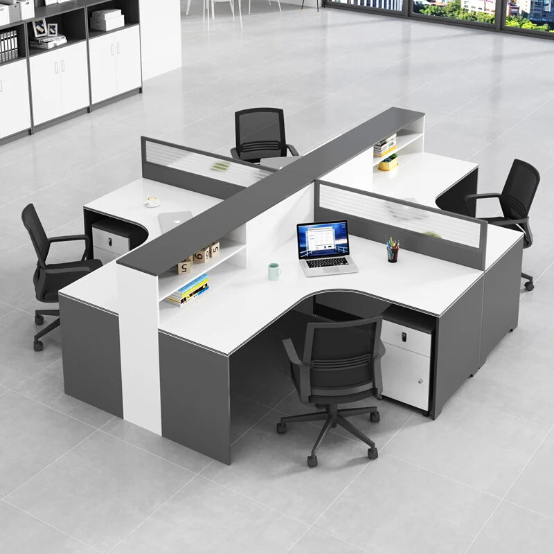 Contemporary Modern Luxurious Extendable Worktable Simple Office Workstation Desk for Efficient Work in School Apartment Home