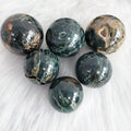 Customized Natural Ocean Jasper Spheres Large Crystal Balls Wholesale Prices for Meditation and Energy Healing
