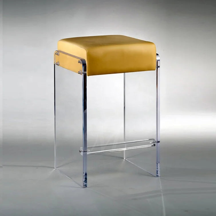 Manufacturer Factory Supplier Modern Lucite Acrylic Bar Stool