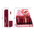 Semi-matte Liquid Lipstick Cream Lipstick Custom Supplier Pink Red Purple Gel Lipstick Set Lady's Beauty Makeup 24 Pcs 3.5g