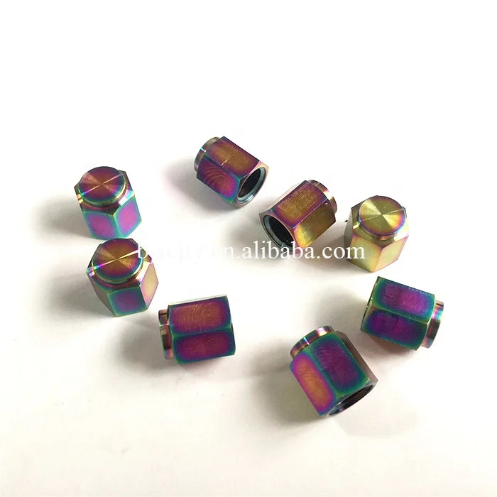 Factory Sale Custom GR5 Titanium Valve Stem Cap