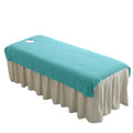 Customized Spa Fitted Sheets Factory Body Therapy Spa Sheet Massage Table Sheet With Hole